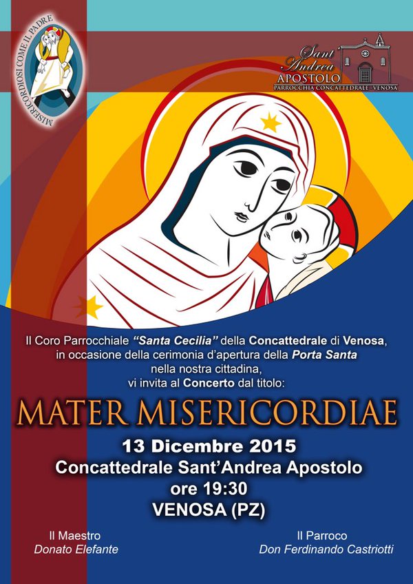 Locandina concerto Concattedrale Sant'Andrea Venosa